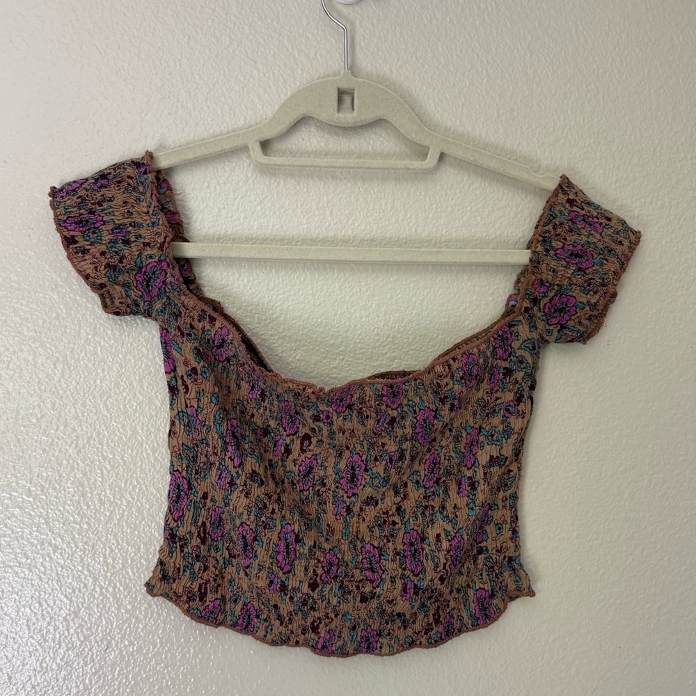 RAGA Multicolor Floral Off-Shoulder Blouse